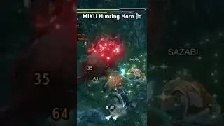 Just Monster Hunter Gameplay: Miku Hunting Horn 📢#monsterhuntergameplay #monsterhunterrisesunbreak