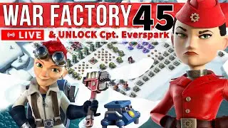 beat WAR FACTORY level 45 & UNLOCK EVERSPARK 😎 BOOM BEACH Gearheart best gameplay/attack strategy
