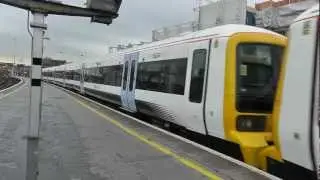 Trains at London Bridge 12/01/13