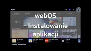 LG OLED instalowanie aplikacji webOS