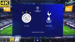 Ajax Vs Tottenham Hotspur UCL Semi Final FIFA 19 || PC Gameplay Full HD 60 FPS