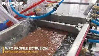 PE WPC wood all panel profile extrusion line