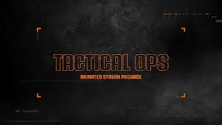 Tactical Ops Stream Package - OverlayUniverse [Call of Duty: Black Ops 6 Stream Overlay]