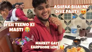 ASHFAQ BHAI NE DIYE PARTY 🥳 | KPDE LENE GYE DADAR😍 | SARAH’S VLOG