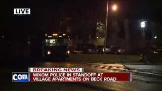 Wixom police in standoff at Village Apartments on Beck Road