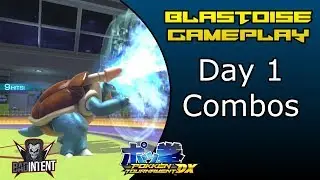 Blastoise Day 1 Combos | Blastoise Gameplay Pokken Tournament DX