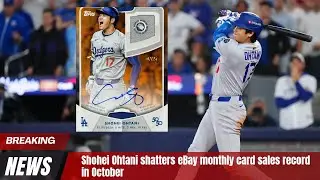 Shohei Ohtani shatters eBay monthly card sales record in October #shoheiohtani #mlbjapan #baseball