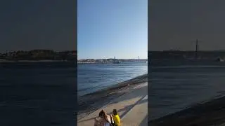 Lisbon, Portugal 🇵🇹 Link in bio. #portugal #lisbon  #river #bridge #city #park #europe #alfama