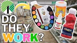 I tried EVERY 🤯 Dollar Tree Craft PAINTS.... Do They Work?