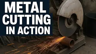 | Metal Cutting & Fabrication Techniques|| Iron 50mm Cutting With Machine #Mfarooqengineeringworks