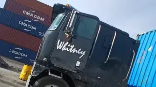 I BROUGHT A CONTAINER BACK ON THE WHARF.........