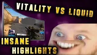 REACTING TO VITALITY VS LIQUID INSANE MATCH HIGHLIGHTS (DUST2)