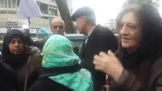 Iran - Tehran:  Teachers gathered in protest to their dire livelihood condition