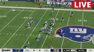 Dallas Cowboys vs.New York Giants Full Game | 2025 NFL Season Week 18 Sim