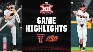 Texas Tech vs. OSU | 2024 Phillips 66 Big 12 Baseball Championship Highlights | May 22, 2024
