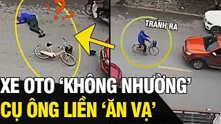 Mặc dù ĐI XE LẤN LÀN nhưng vẫn bắt ô tô NHƯỜNG ĐƯỜNG, cụ ông nằm ĂN VẠ và cái kết | Tin Ngắn 3 Phút