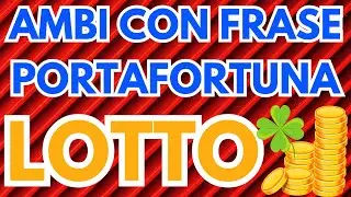 numeri lotto da giocare | numeri fortunati 🍀