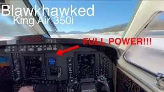 *INSANE POWER* King Air 350i Takeoff and Landing