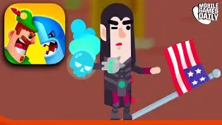 ULTIMATE BOWMASTERS Dark Mage Gameplay (iOS, Android)