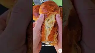 PAN BRIOCHE CASERO SIN AMASAR. #panbrioche #recetasf&aacute;ciles #pancasero