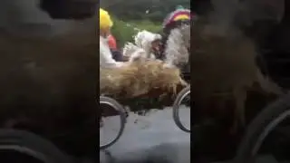 Grangecon soapbox disaster #2 Jim's  BIG feathery crash 2017
