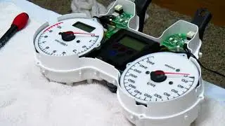 【CB1300 SC54】メーターパネルを交換した！ホワイトメーターカッチョイイ！