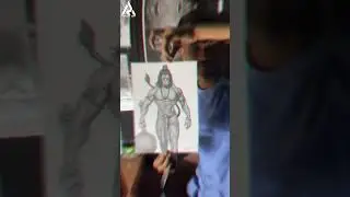 Rate my Artwork, your battery 🔋 % #rishabhart #painting #shorts