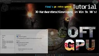 🧠 SoftGPU Tutorial - 3D Retro Gaming in Windows 98 VM  #tutorial #softgpu #vm #vmware 🇩🇪