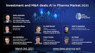 Investment and M&A deals: AI in Pharma Market 2021
