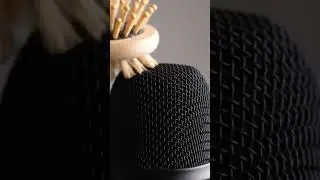 Microphone brushing ASMR #asmr #brushing #satisfying #triggers #hypnosis