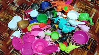 10 Minutes Satisfying With Unboxing Hello Kitty kitchen Set/Sanrio Lovely Dollhouse cooking set gem 