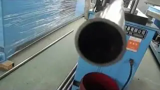 Automatic steel round tube hole punching machine, steel pipe punching machine
