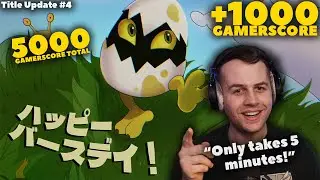 5000 GAMERSCORE TOTAL! - Happi Basudei - Title Update 4 Playthrough (1000 Gamerscore under 5 mins!)
