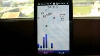 SAMSUNG GT-I8000 使用GARMINXT 窗邊定位速度測試