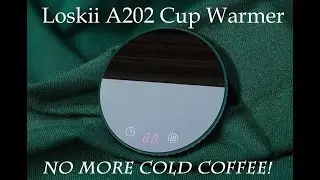 Loskii A202 Cup Heating Mat | Tea Warmer | Cup warmer | No more cold coffee!