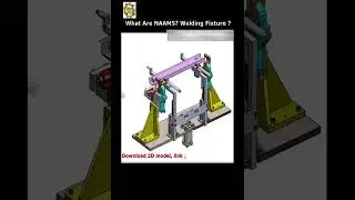 NAAMS,  How to design welding fixtures. #shorts , #solidworkstutorial