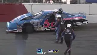HARD CRASH: Trevor Huddleston at All-American Speedway