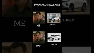 Every son in a showroom: Fortuner de do. Dad: Innova le lo😂👉 Join the Brotherhood Club &ndash; link in