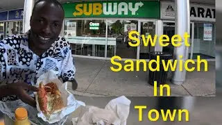 TRYING SUBWAY SANDWICH FOR THE FIRST TIME