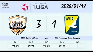 Volleyball POLAND 1st League 2026/01/18 Bielsko-Biała vs Świdnik