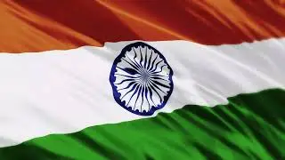 Proudly Waving Indian Flag  | HD Seamless Motion Graphic | Copyright Free | Independance Day special
