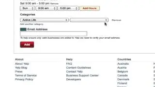 How do I set up a Yelp Business Page?