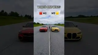 Who you picking in a drag race? BMW M2 or M3 Comp