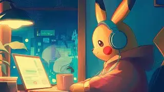 Cozy Pok&eacute;mon Lullabies + Relaxing Ambience (Brown Noise, Rain, Crackling Fire)