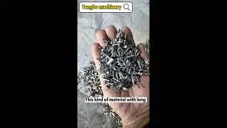 Magnetic drum magnetic separator separates aluminum pins and iron pins