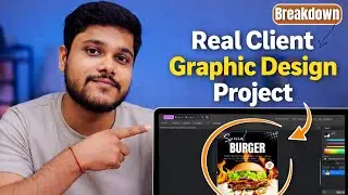 How I Created this design for Client..! Graphic Design for Beginners Canva 🔥