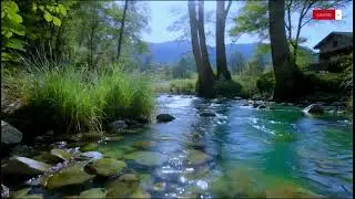 Sleep Fast Naturally &mdash; Sunny Nature River & Gentle Piano for a Calm Mind | 10 Hours