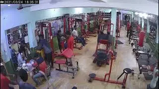 Fitness millennium gym full CCTV camera