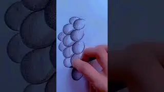 grapes drawing tutorial for beginners #viral #grapes