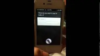 Iphone 4 GSM Working SIRI installed [DEMO]